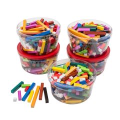 Cuisenaire Rods, Plastic, set of 775 - Bulk Pricing