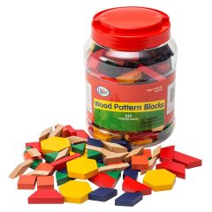 Pattern Blocks, Wooden, 250
