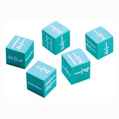 Foam Fraction Dice, set of 120 - Bulk Pricing
