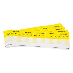 Desktop Place Value Cards, set of 30 - Bulk Pricing