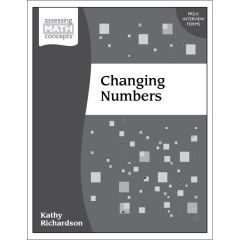 Assessing Math Student Interview Forms Pre-K Changing Numbers
