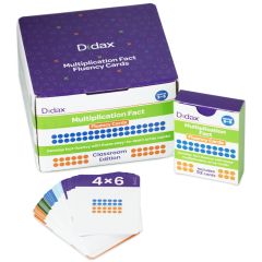 Multiplication Fact Fluency Cards Classroom Edition