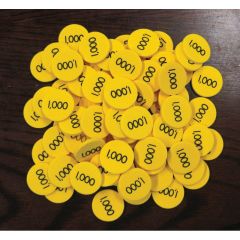 Place Value Disks, Thousands Disks