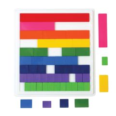 Blank Fraction Tiles with Tray