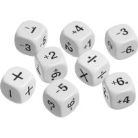 Positive & Negative Dice, Set of 8