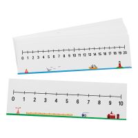 0-10 / 0-20 Number Lines, Set of 10