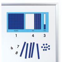 Magnetic Base Ten Place Value Frame Set