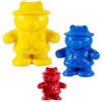 Teddy Bear Counters, Assorted Sizes, Set of 96